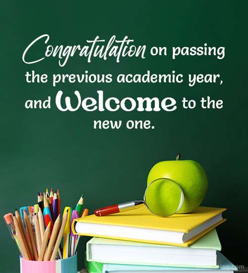 Welcome to the New Session